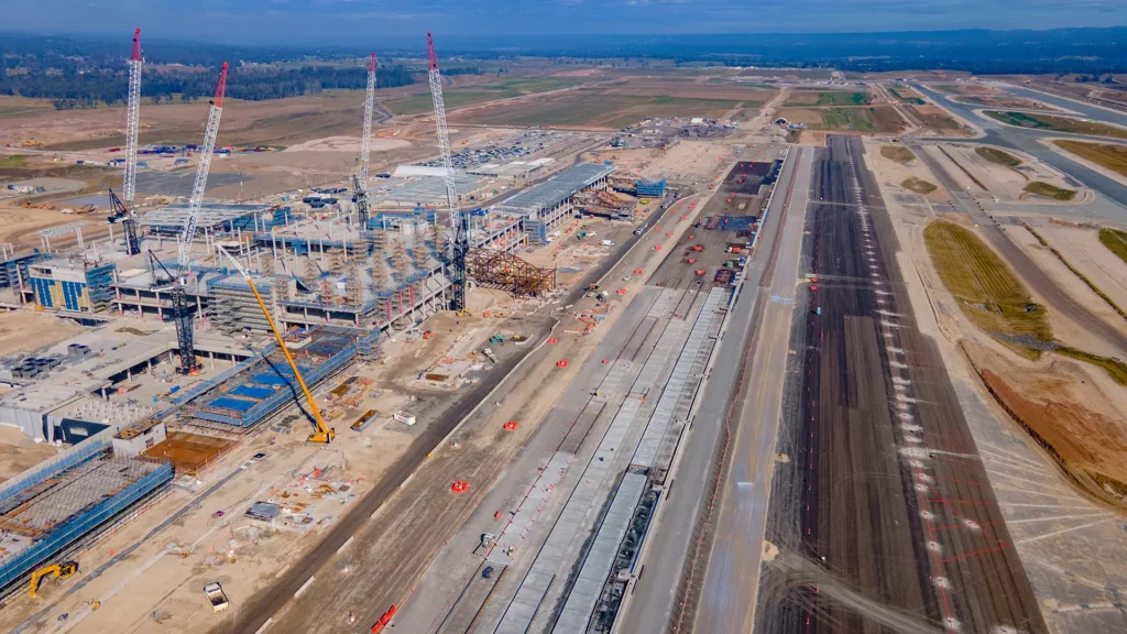 airport modernization construction